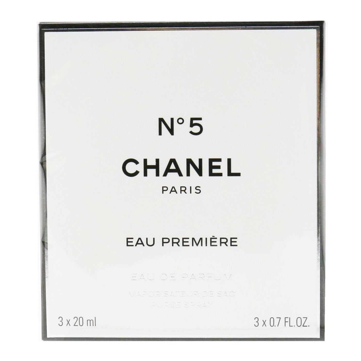 Chanel No.5 Eau Premiere Eau De Parfum Purse Spray And 2 Refills  3x20ml/0.7oz