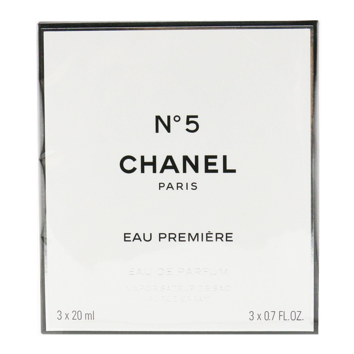 Chanel No.5 Eau Premiere Eau De Parfum Purse Spray And 2 Refills  3x20ml/0.7oz