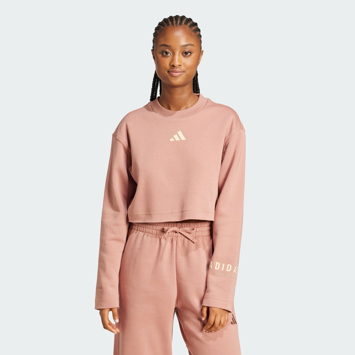 Women's adidas ALL SZN Crop Graphic Sweatshirt