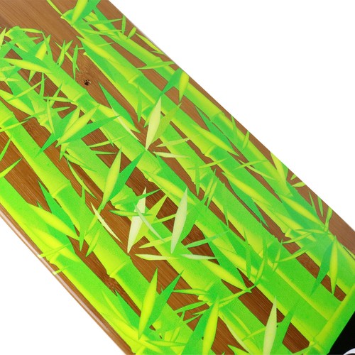 Moose Skateboard Deck Bamboo Leaves 8.5"