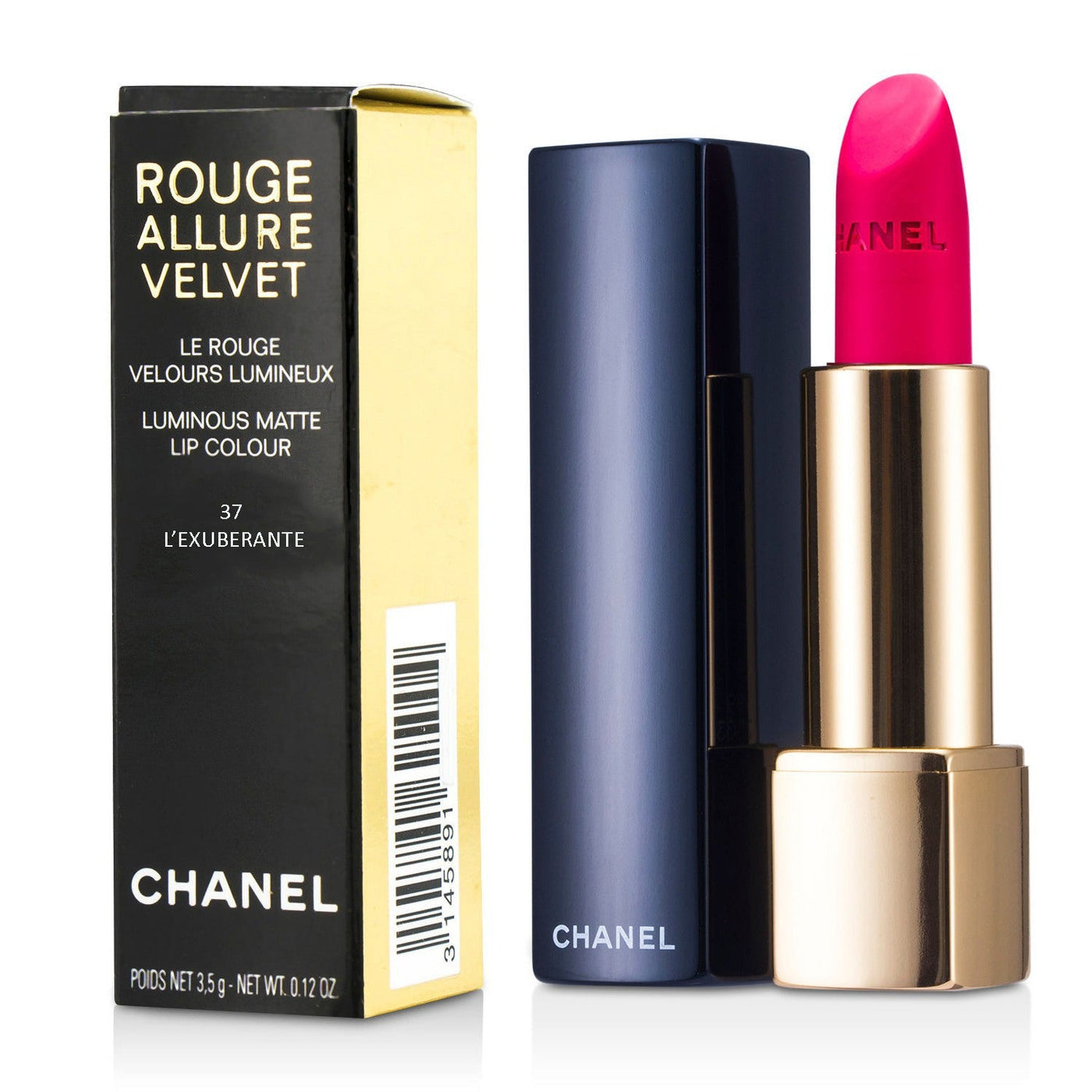 Chanel Rouge Allure Velvet - # 57 Rouge Feu  3.5g/0.12oz