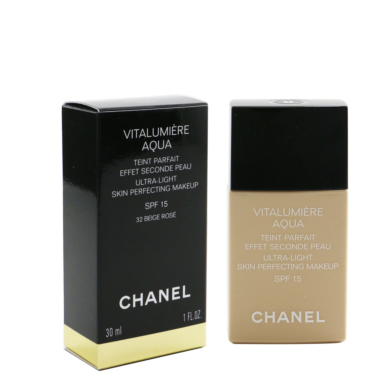 Chanel Vitalumiere Aqua Ultra Light Skin Perfecting M/U SPF15 - # 20 Beige  30ml/1oz