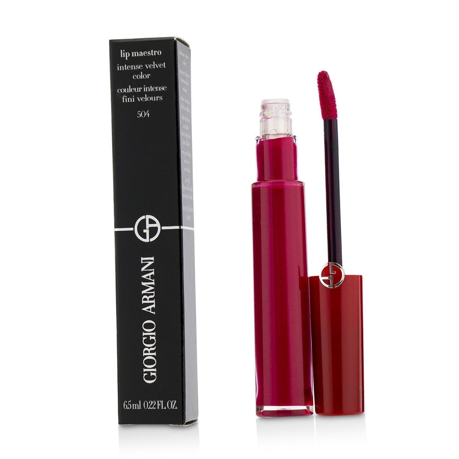 Giorgio Armani Lip Maestro Intense Velvet Color (Liquid Lipstick) - # 415 (Red Wood)  6.5ml/0.22oz