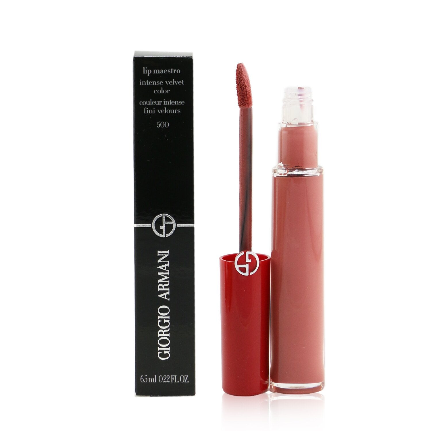 Giorgio Armani Lip Maestro Intense Velvet Color (Liquid Lipstick) - # 102 (Sandstone)  6.5ml/0.22oz