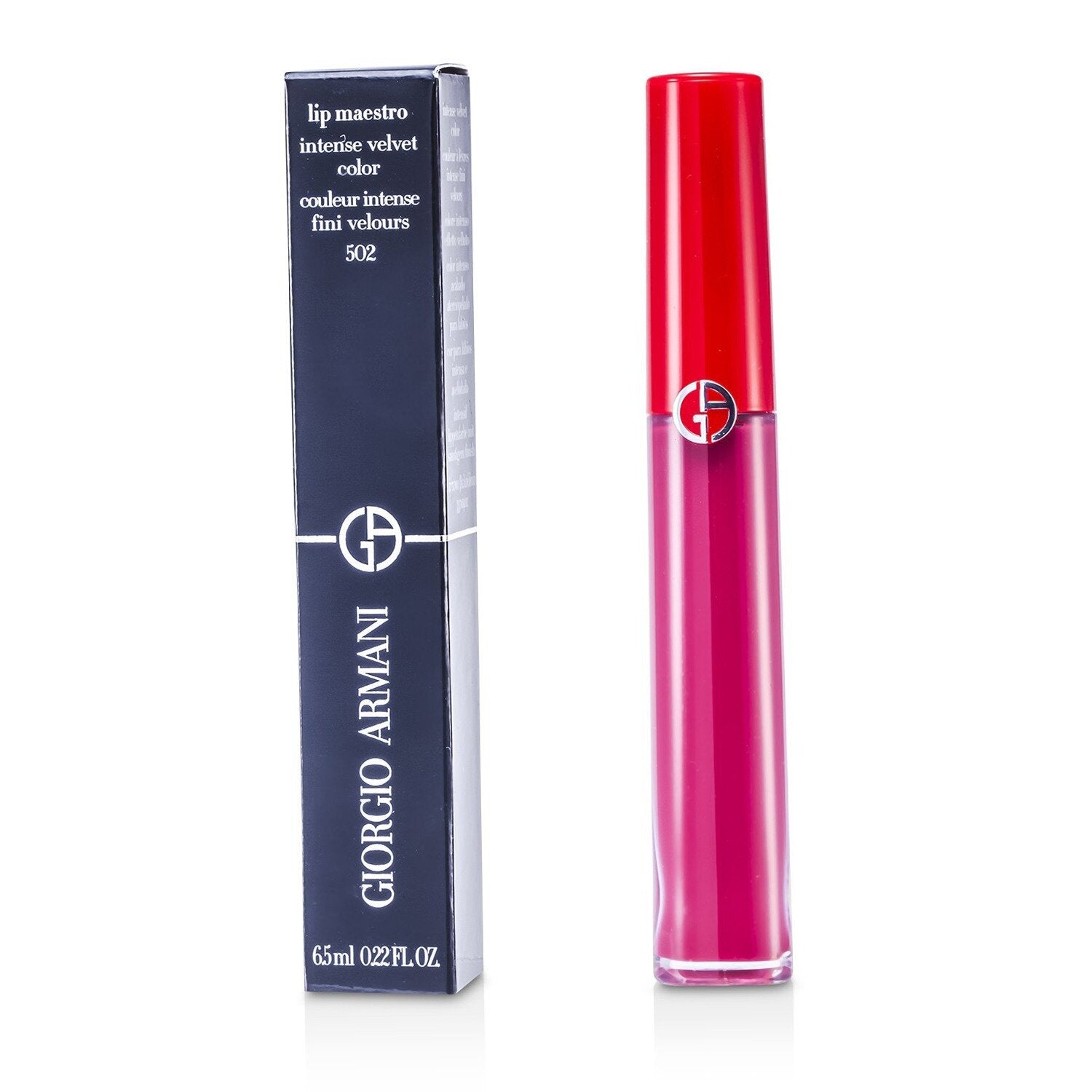 Giorgio Armani Lip Maestro Intense Velvet Color (Liquid Lipstick) - # 402 (Chinese Lacquer) (Unboxed)  6.5ml/0.22oz