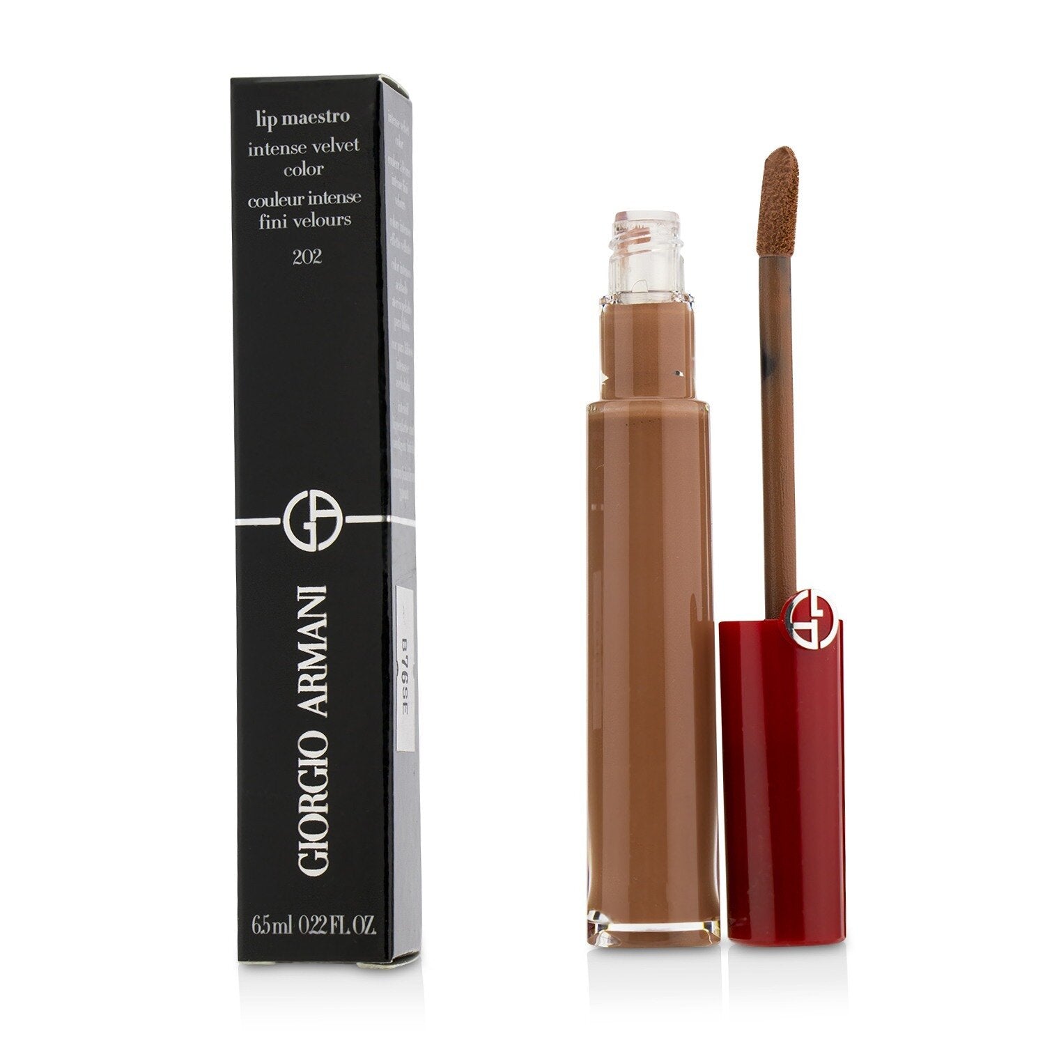 Giorgio Armani Lip Maestro Intense Velvet Color (Liquid Lipstick) - # 204 (Nuda)  6.5ml/0.22oz