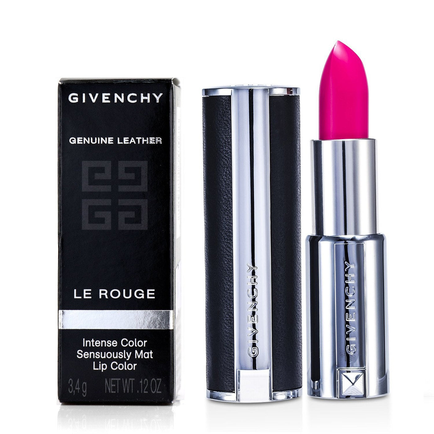Givenchy Le Rouge Intense Color Sensuously Mat Lipstick - # 201 Rose Taffetas  3.4g/0.12oz