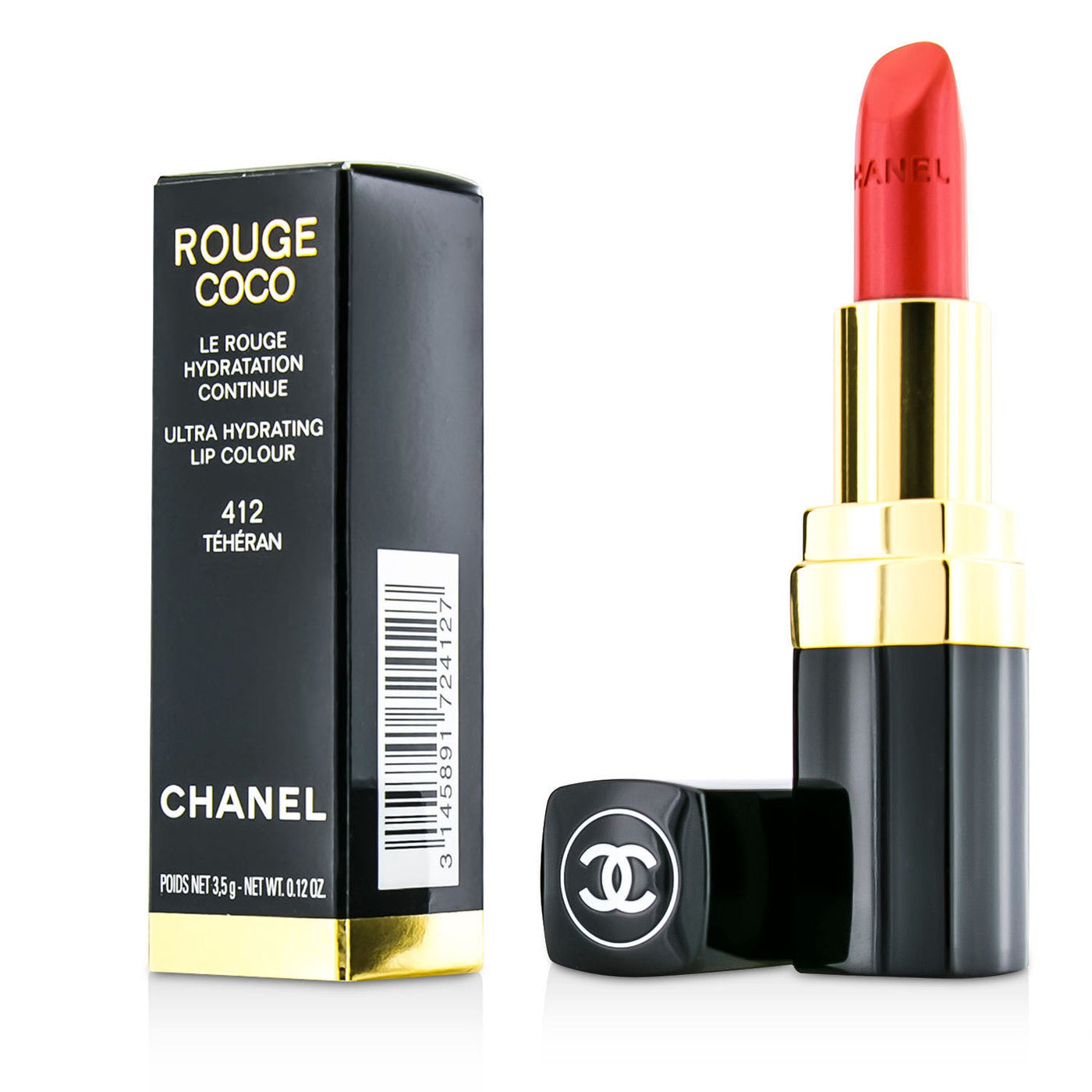 Chanel Rouge Coco Ultra Hydrating Lip Colour - # 484 Rouge Intimiste  3.5g/0.12oz
