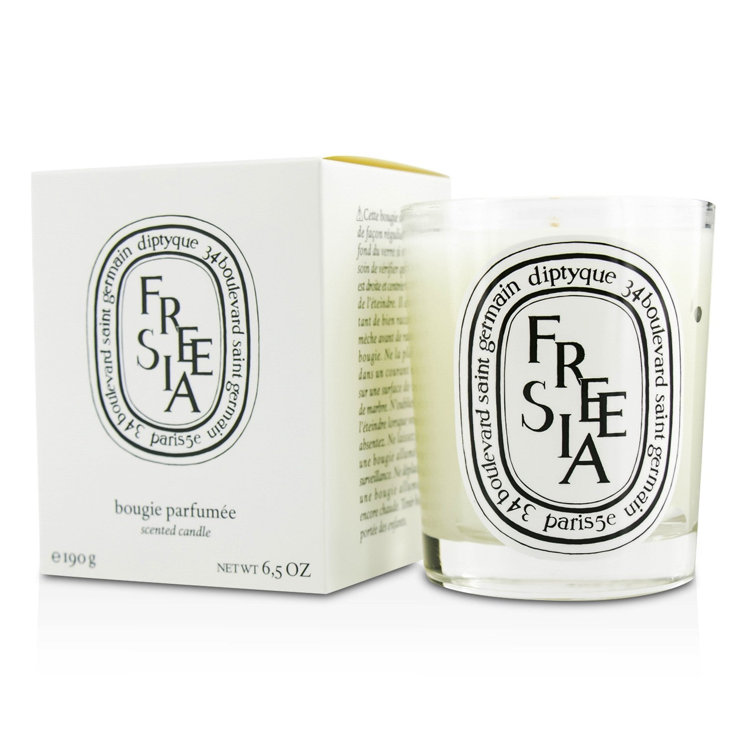 Diptyque Scented Candle - Freesia  190g/6.5oz