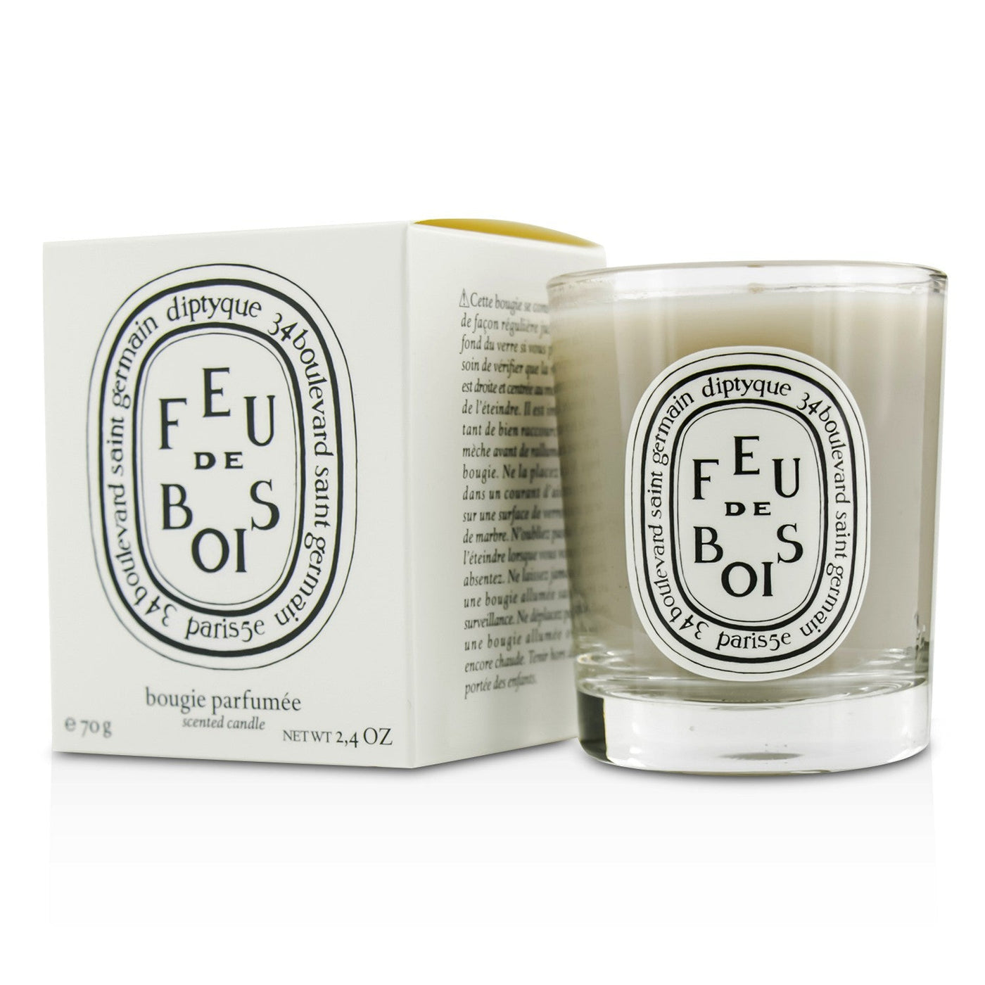 Diptyque Scented Candle - Feu De Bois (Wood Fire)  190g/6.5oz