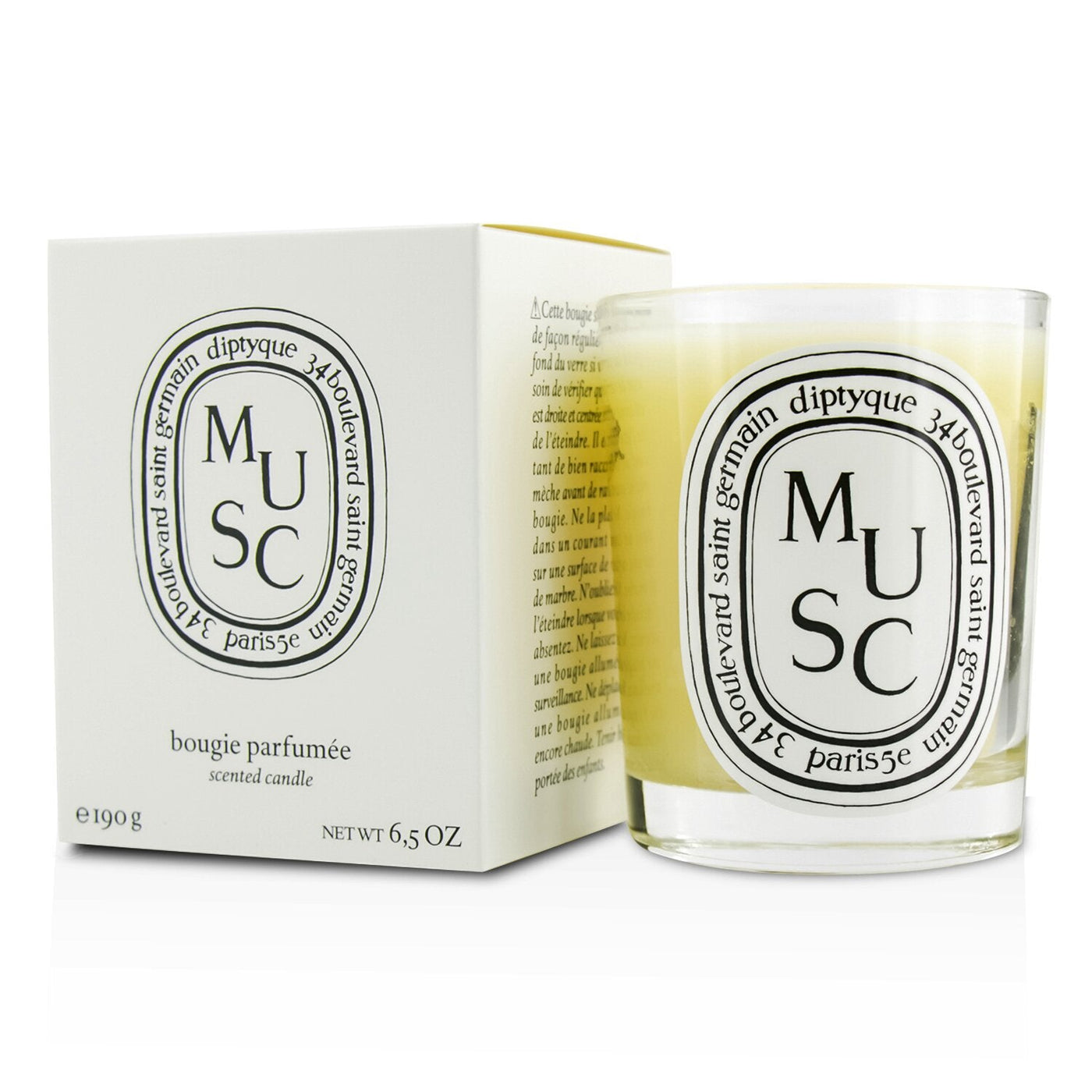 Diptyque Scented Candle - Musc (Musk)  190g/6.5oz