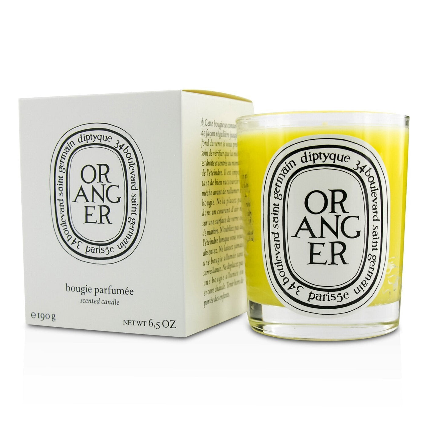 Diptyque Scented Candle - Oranger (Orange Tree)  190g/6.5oz