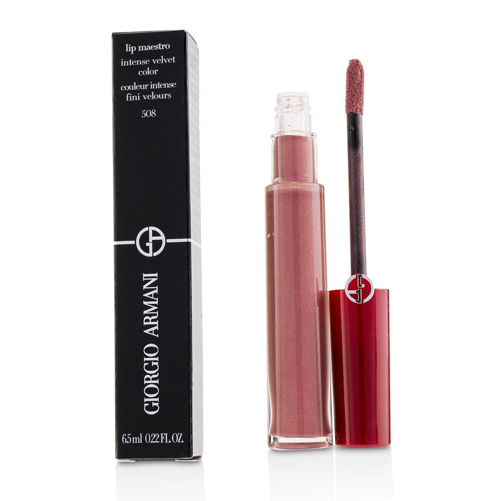 Giorgio Armani Lip Maestro Intense Velvet Color (Liquid Lipstick) - # 402 (Chinese Lacquer) (Unboxed)  6.5ml/0.22oz