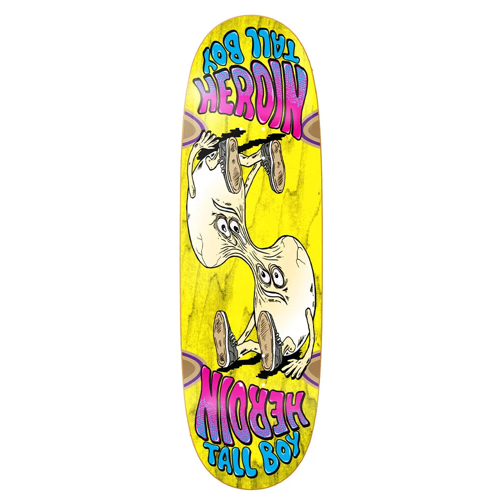 Heroin Merged Tall Boy Skateboard Deck - 10.25"