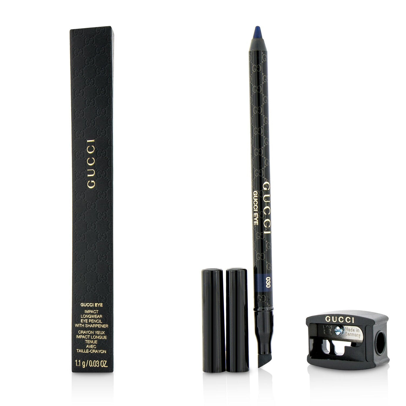 Gucci Impact Longwear Eye Pencil With Sharpener - #030 Midnight Blue  1.1g/0.03oz