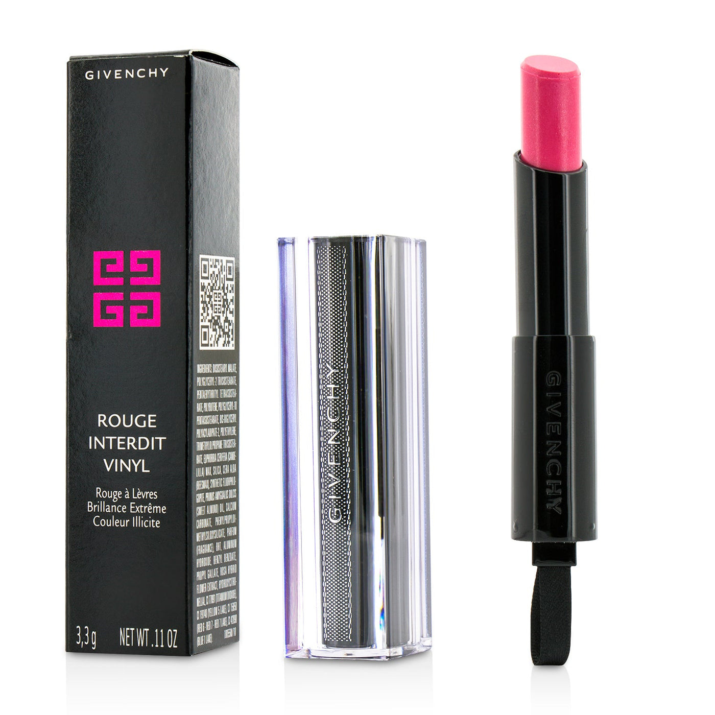 Givenchy Rouge Interdit Vinyl Extreme Shine Lipstick - # 02 Beige Indecent  3.3g/0.11oz