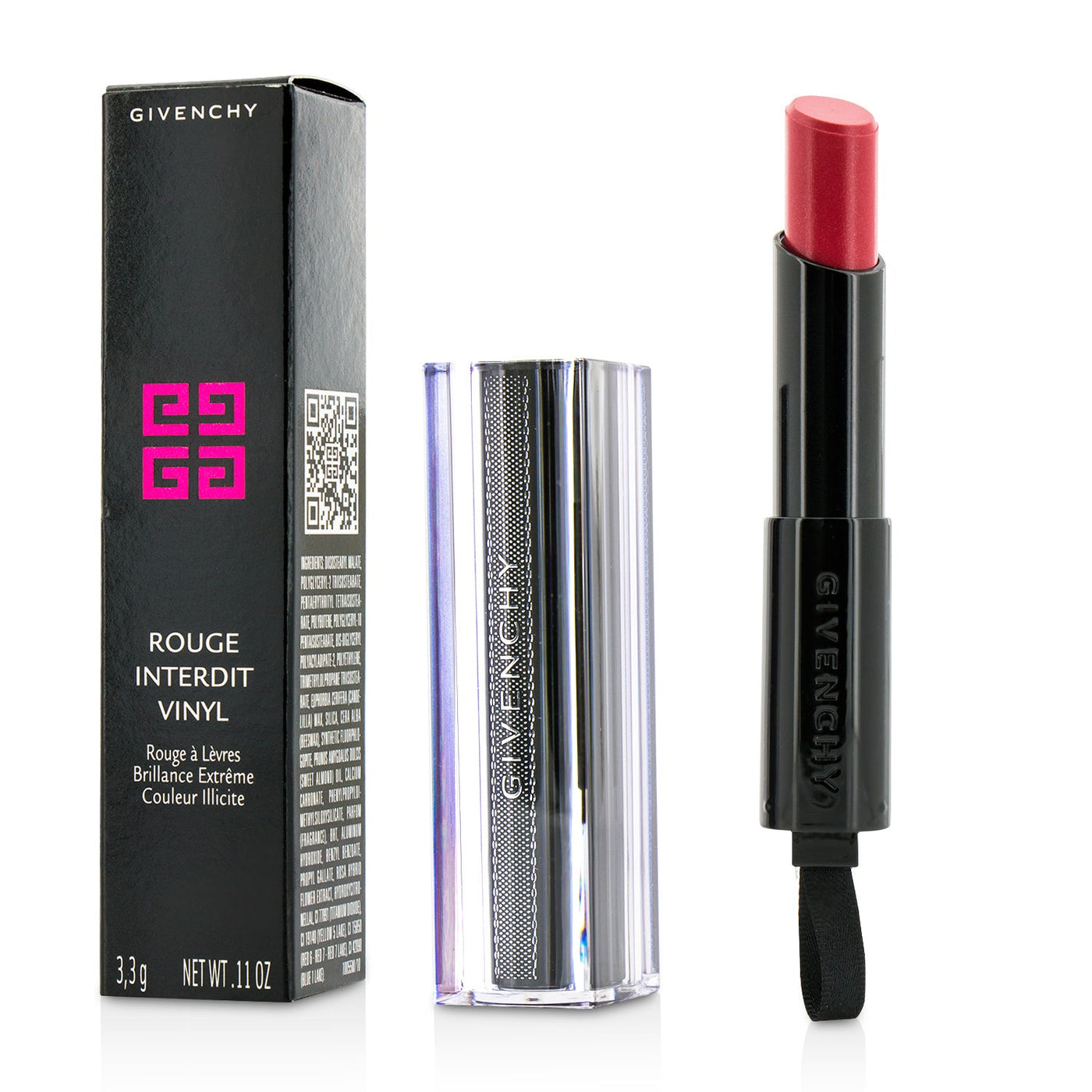Givenchy Rouge Interdit Vinyl Extreme Shine Lipstick - # 09 Corail Redoutable  3.3g/0.11oz