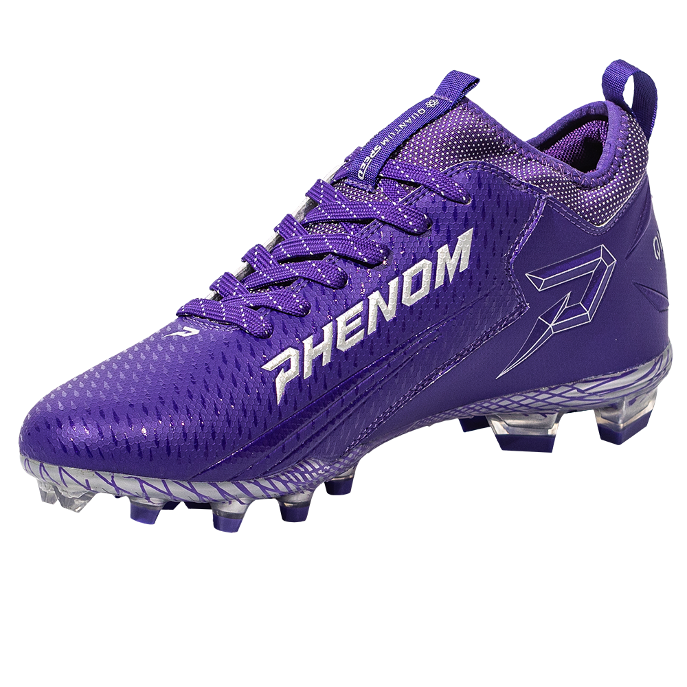Phenom Elite Quantum Speed 2.0 Football Cleats - Purple