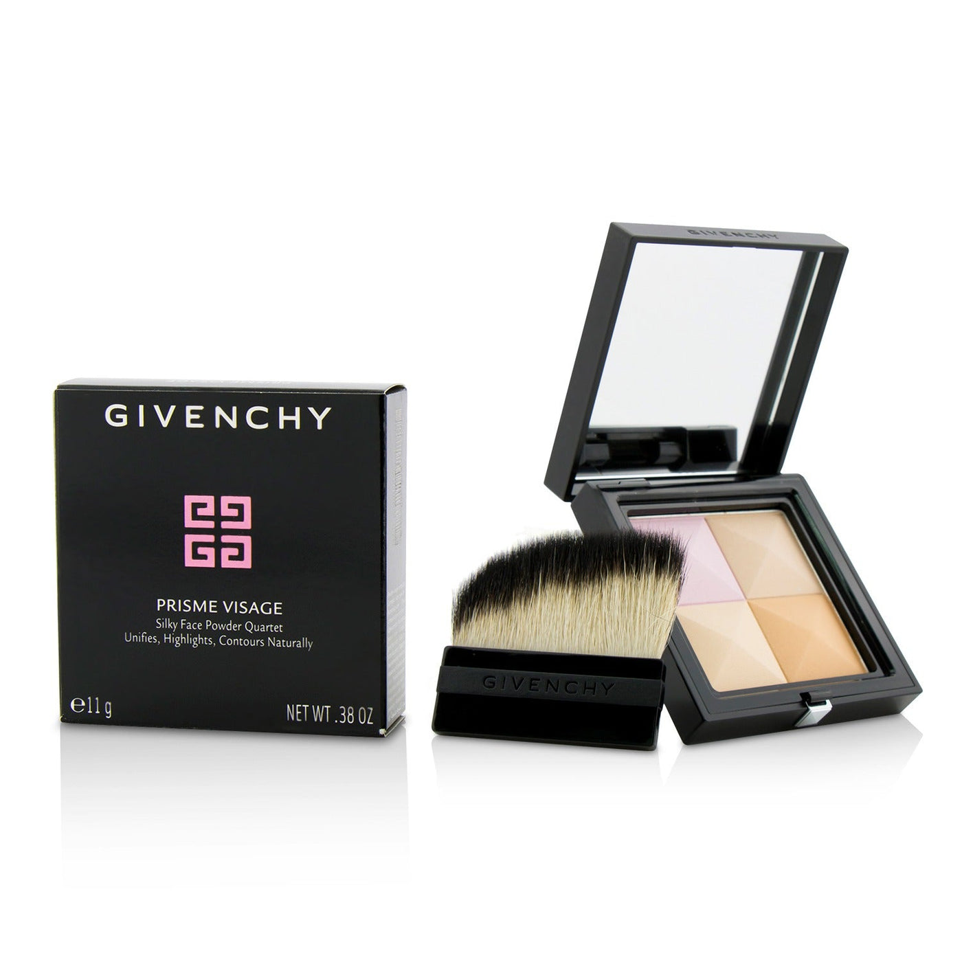 Givenchy Prisme Visage Silky Face Powder Quartet - # 3 Popeline Rose (Box Slightly Damaged)  11g/0.38oz