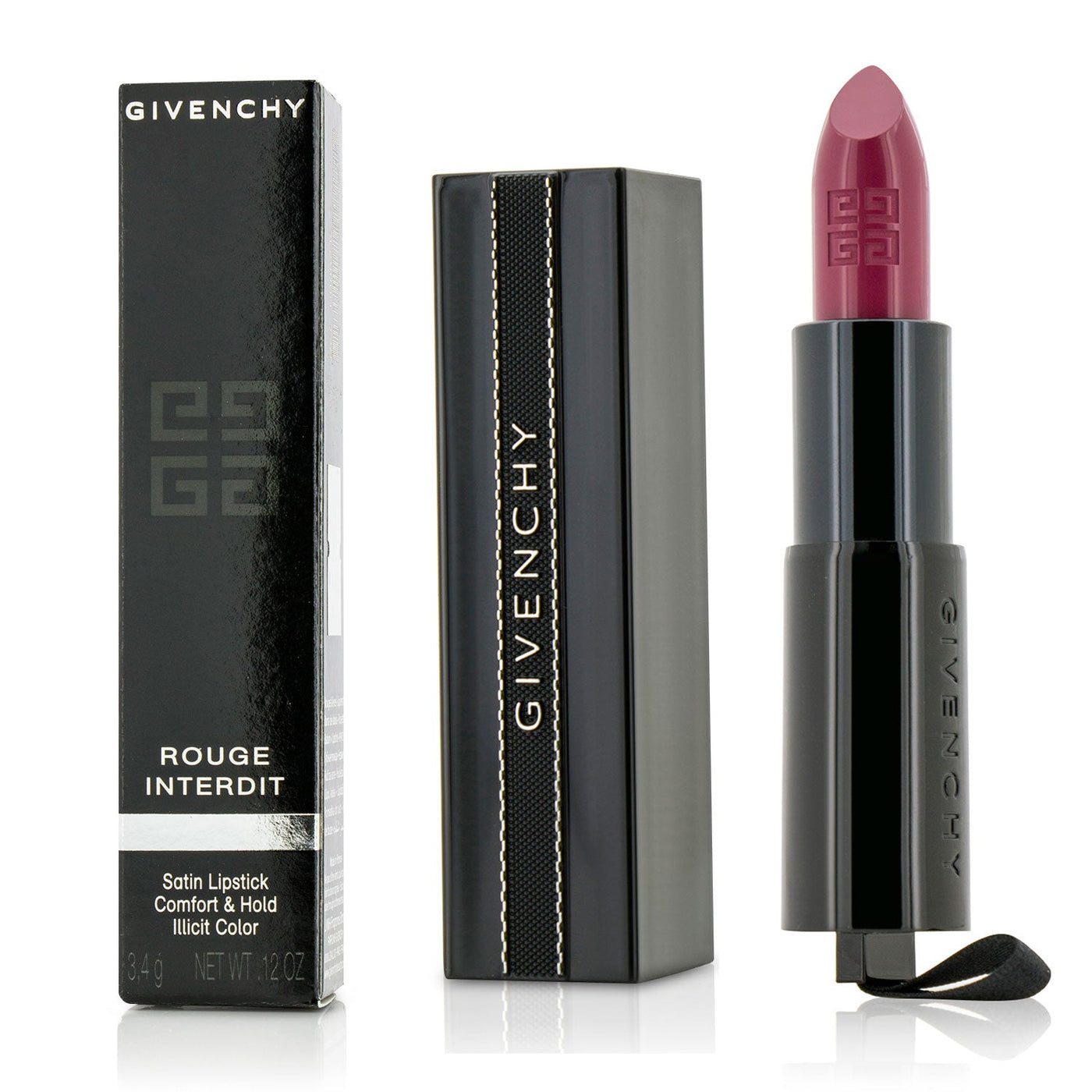 Givenchy Rouge Interdit Satin Lipstick - # 18 Addicted To Rose  3.4g/0.12oz