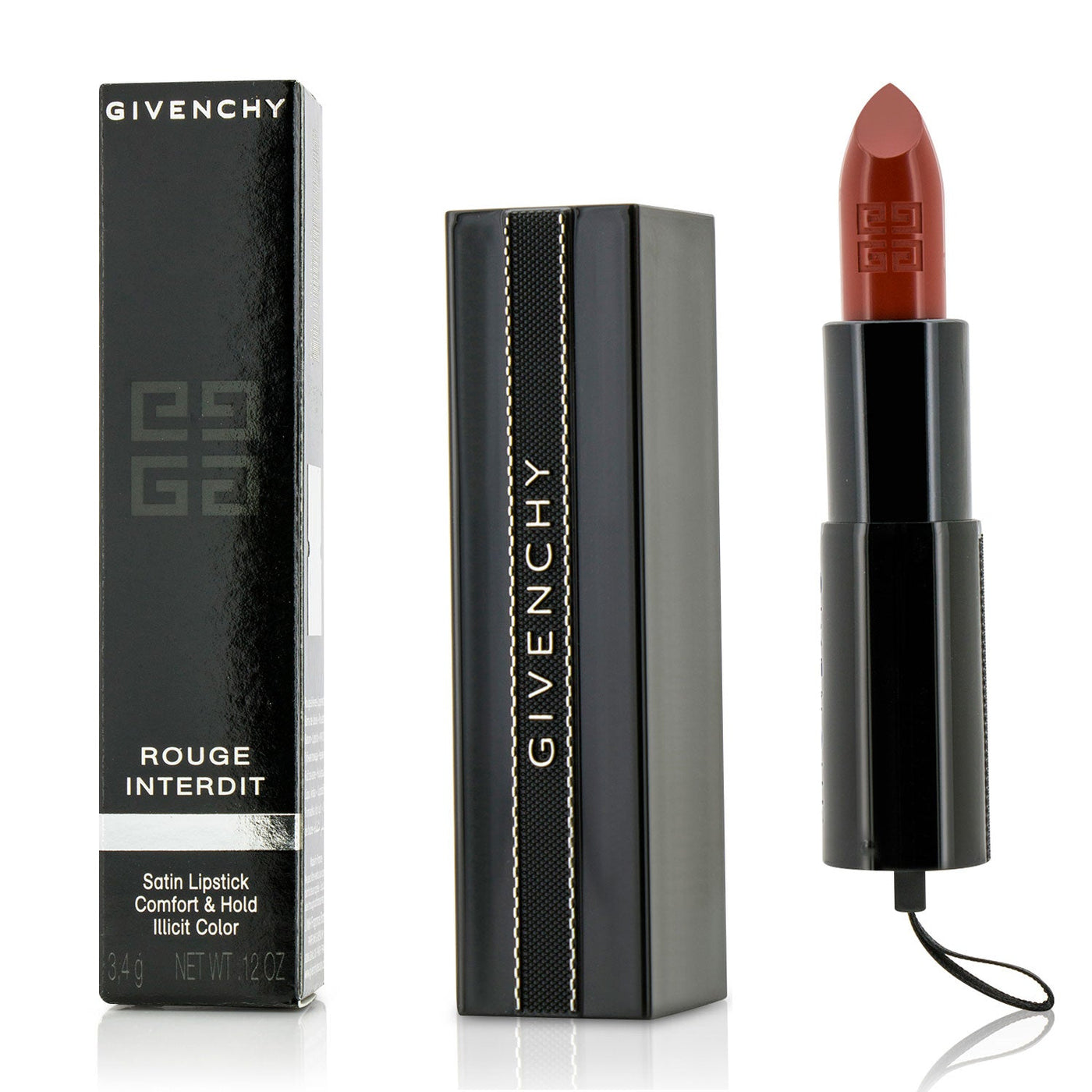 Givenchy Rouge Interdit Satin Lipstick - # 14 Redlight  3.4g/0.12oz