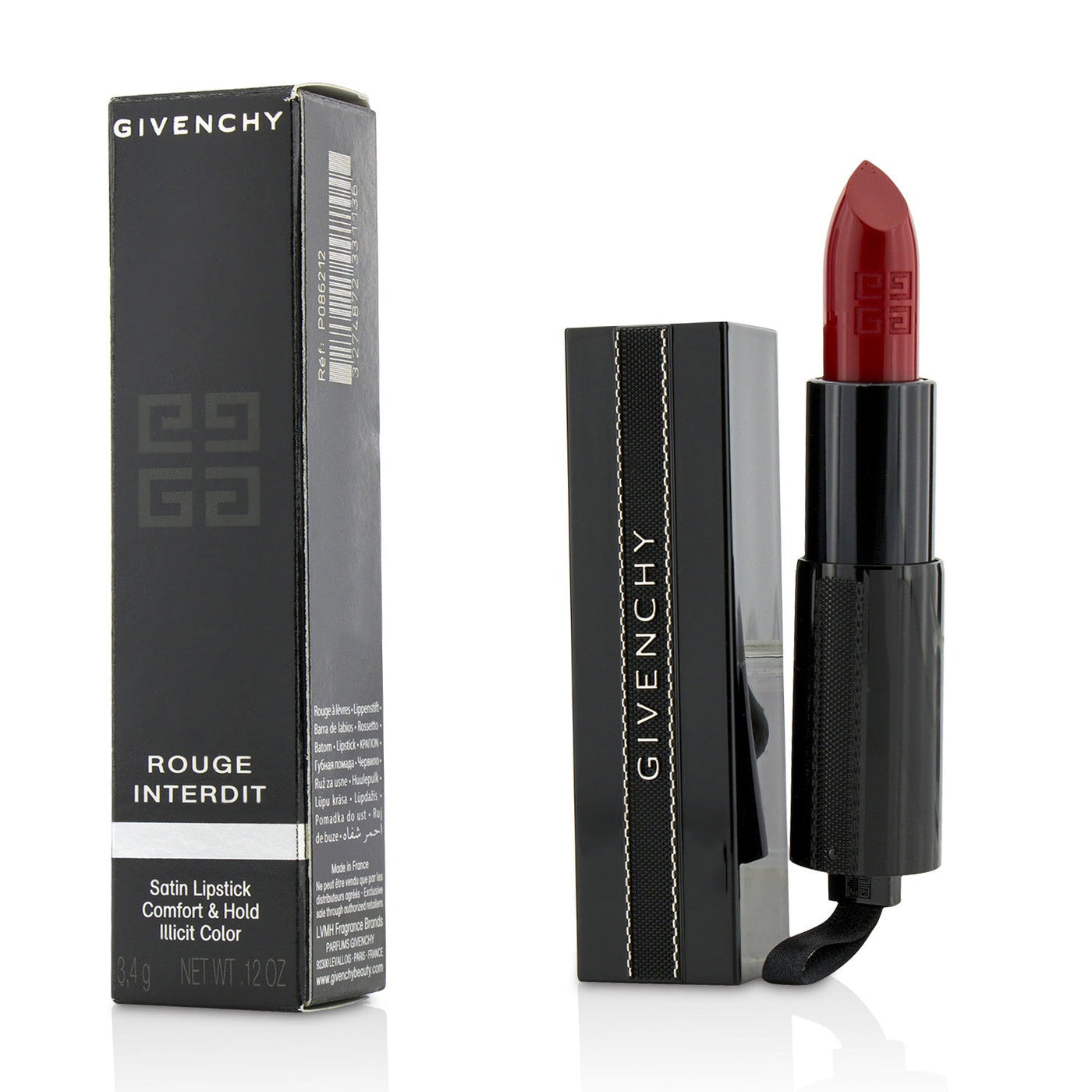 Givenchy Rouge Interdit Satin Lipstick - # 24 Ultravioline  3.4g/0.12oz