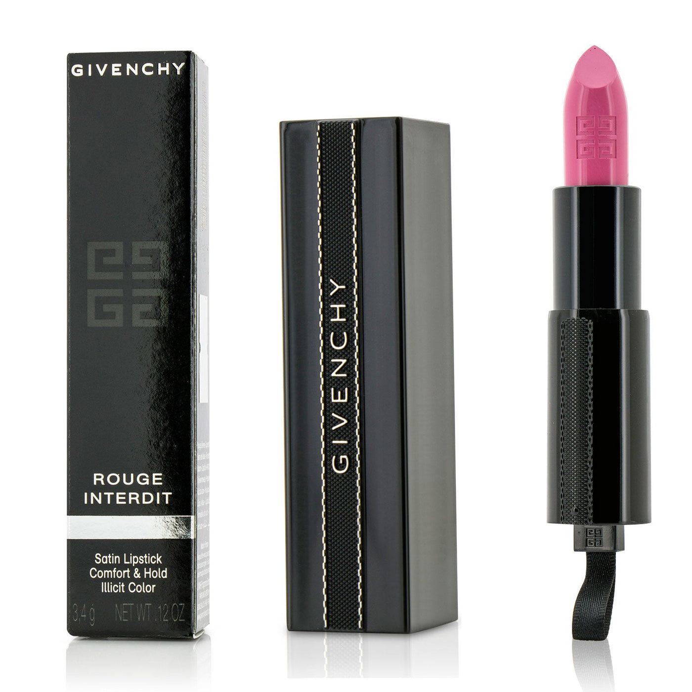 Givenchy Rouge Interdit Satin Lipstick - # 14 Redlight  3.4g/0.12oz
