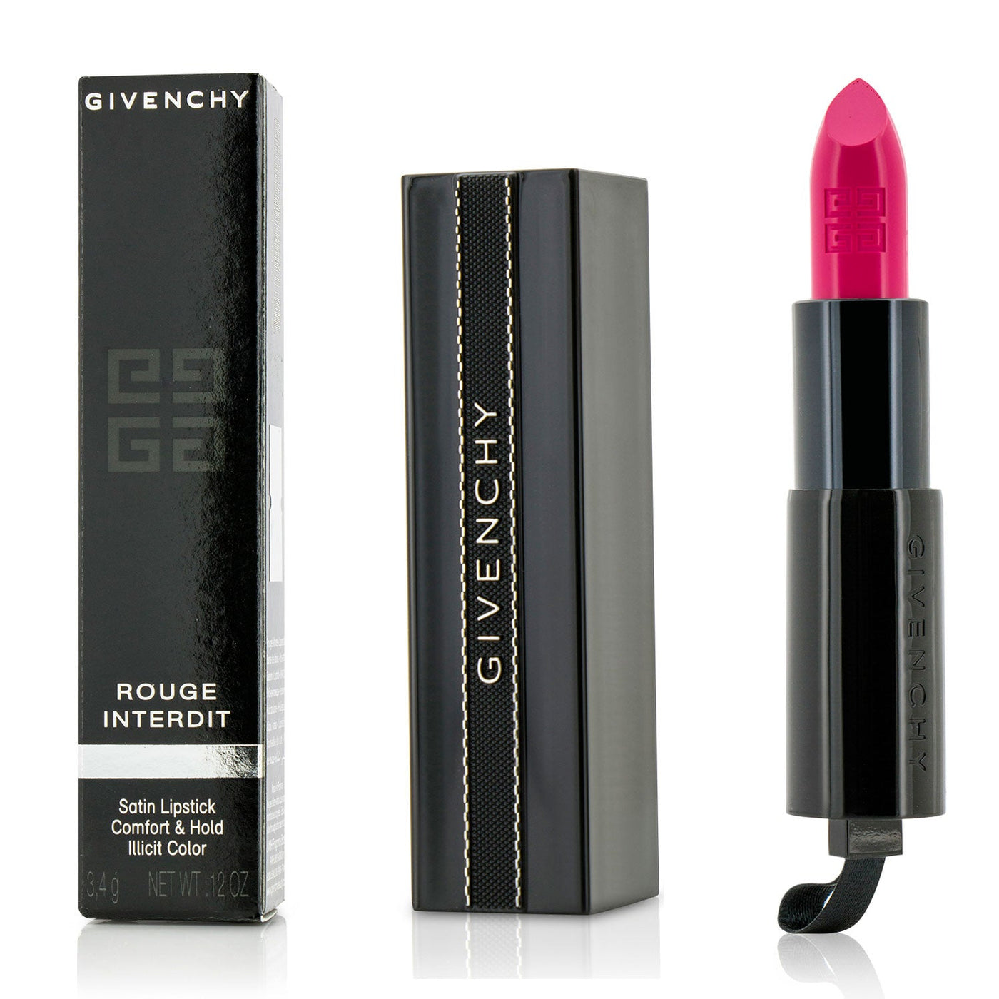 Givenchy Rouge Interdit Satin Lipstick - # 6 Rose Nocturne  3.4g/0.12oz