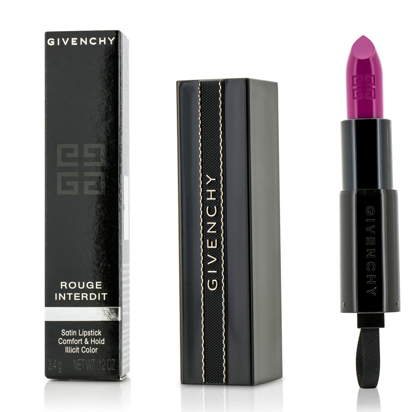 Givenchy Rouge Interdit Satin Lipstick - # 16 Wanted Coral  3.4g/0.12oz