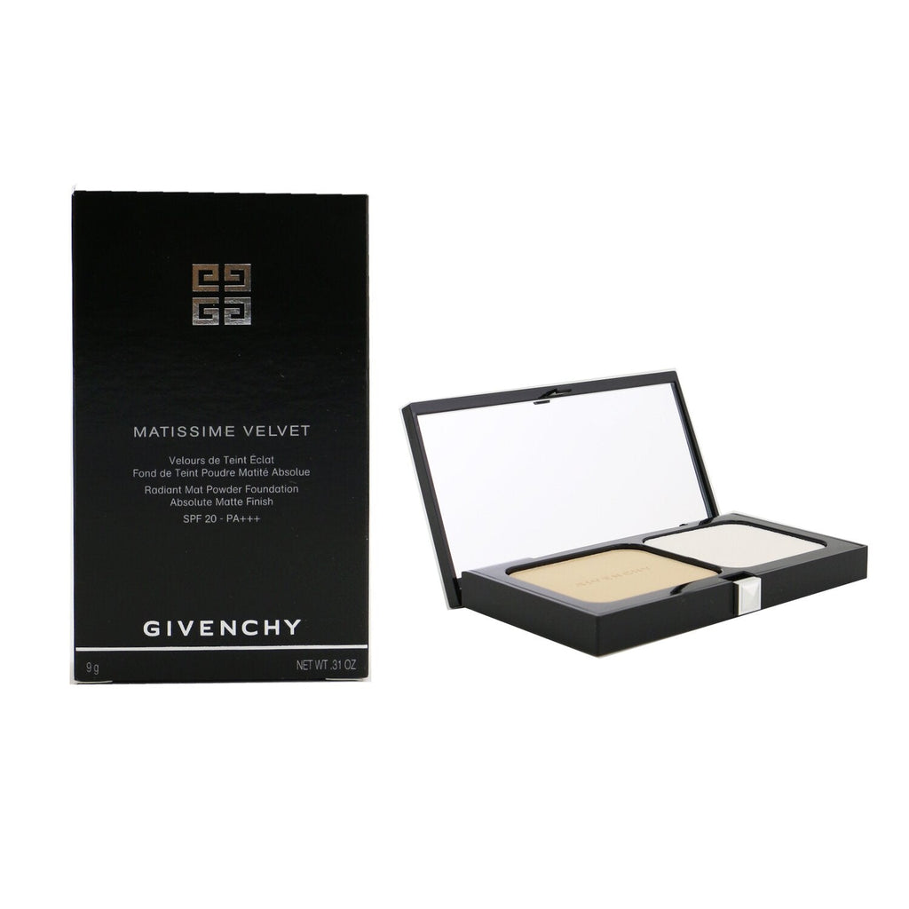 Givenchy Matissime Velvet Radiant Mat Powder Foundation SPF 20 - #01 Mat Porcelain  9g/0.31oz