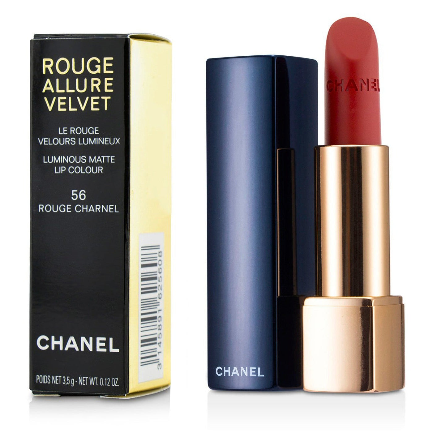 Chanel Rouge Allure Velvet - # 62 Libre  3.5g/0.12oz