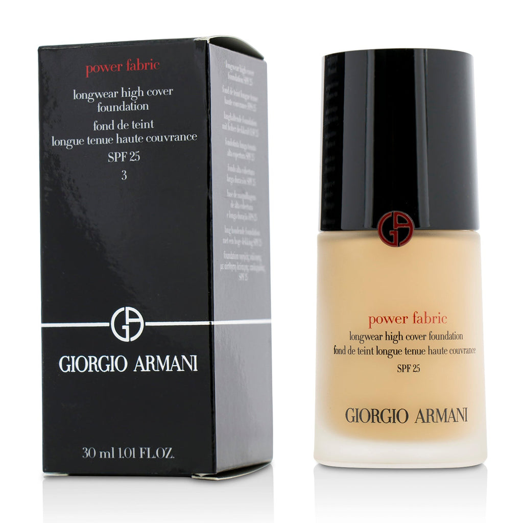Giorgio Armani Power Fabric Longwear High Cover Foundation SPF 25 - # 2 (Fair, Golden)  30ml/1oz