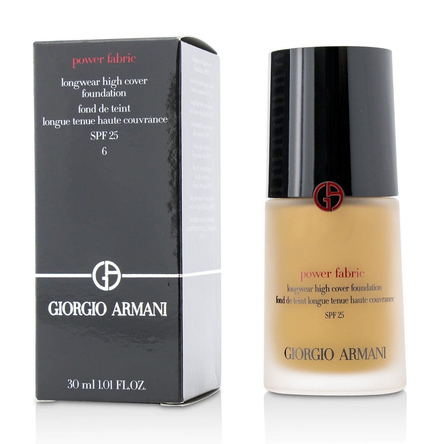 Giorgio Armani Power Fabric Longwear High Cover Foundation SPF 25 - # 9 (Tan, Rosy)  30ml/1oz