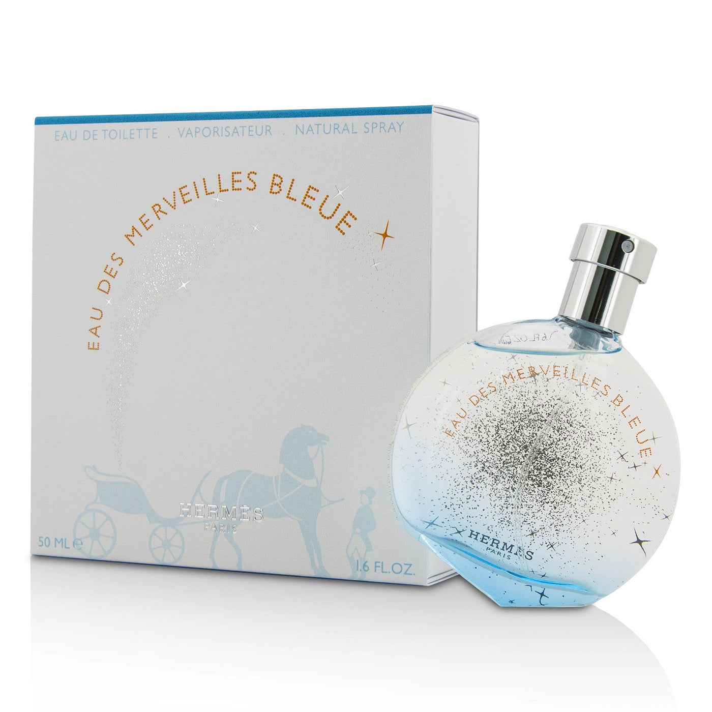 Hermes Eau Des Merveilles Bleue Eau De Toilette Spray  50ml/1.6oz