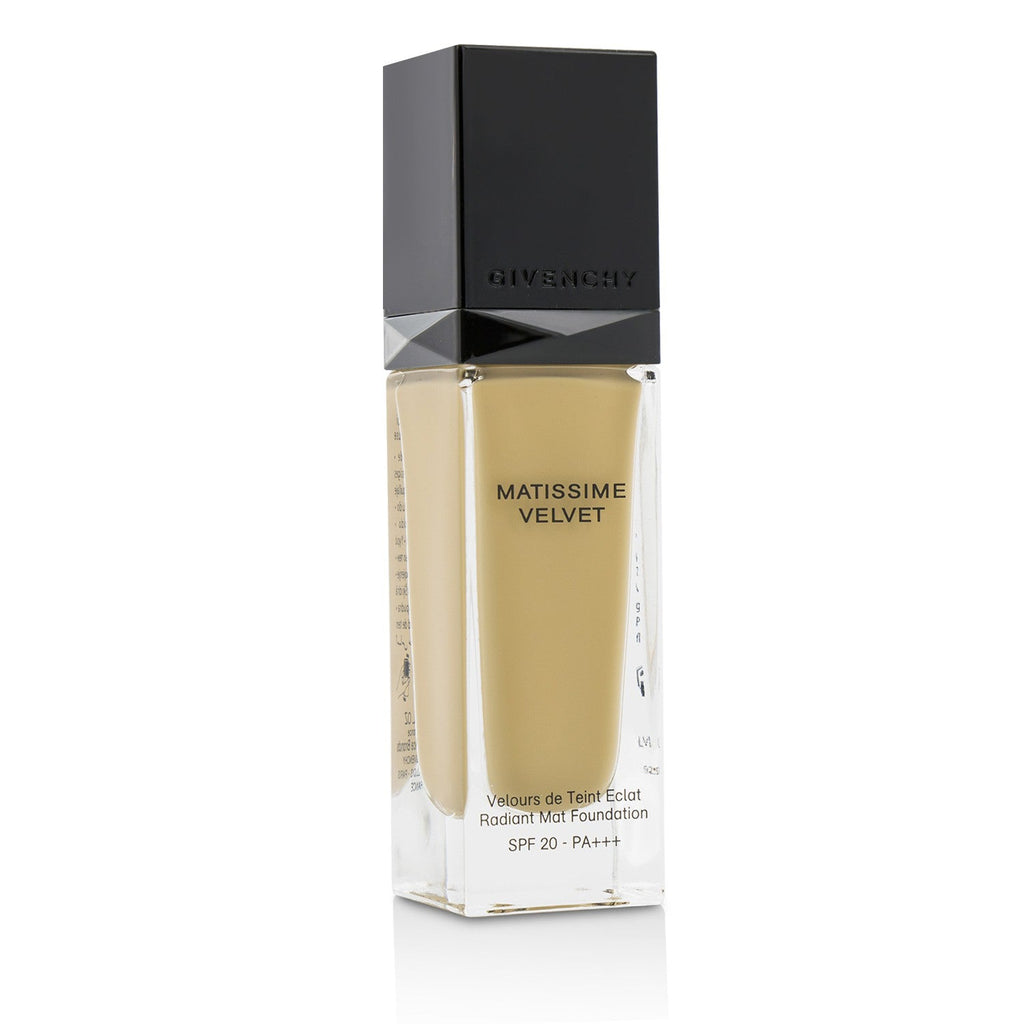 Givenchy Matissime Velvet Radiant Mat Fluid Foundation SPF 20 - #01 Mat Porcelain  30ml/1oz