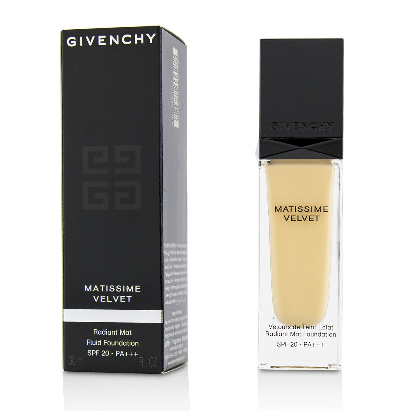 Givenchy Matissime Velvet Radiant Mat Fluid Foundation SPF 20 - #08 Mat Amber  30ml/1oz