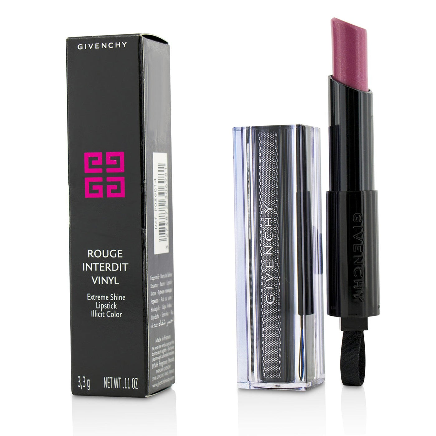 Givenchy Rouge Interdit Vinyl Extreme Shine Lipstick - # 07 Fuchsia Illicite  3.3g/0.11oz