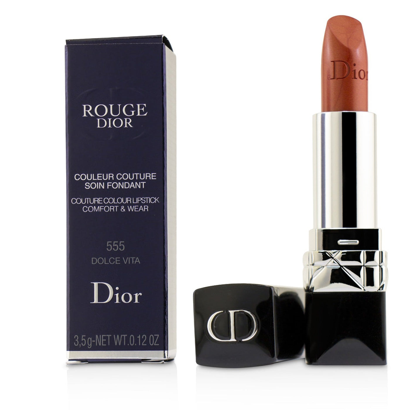 Christian Dior Rouge Dior Couture Colour Comfort & Wear Lipstick - # 475 Rose Caprice  3.5g/0.12oz
