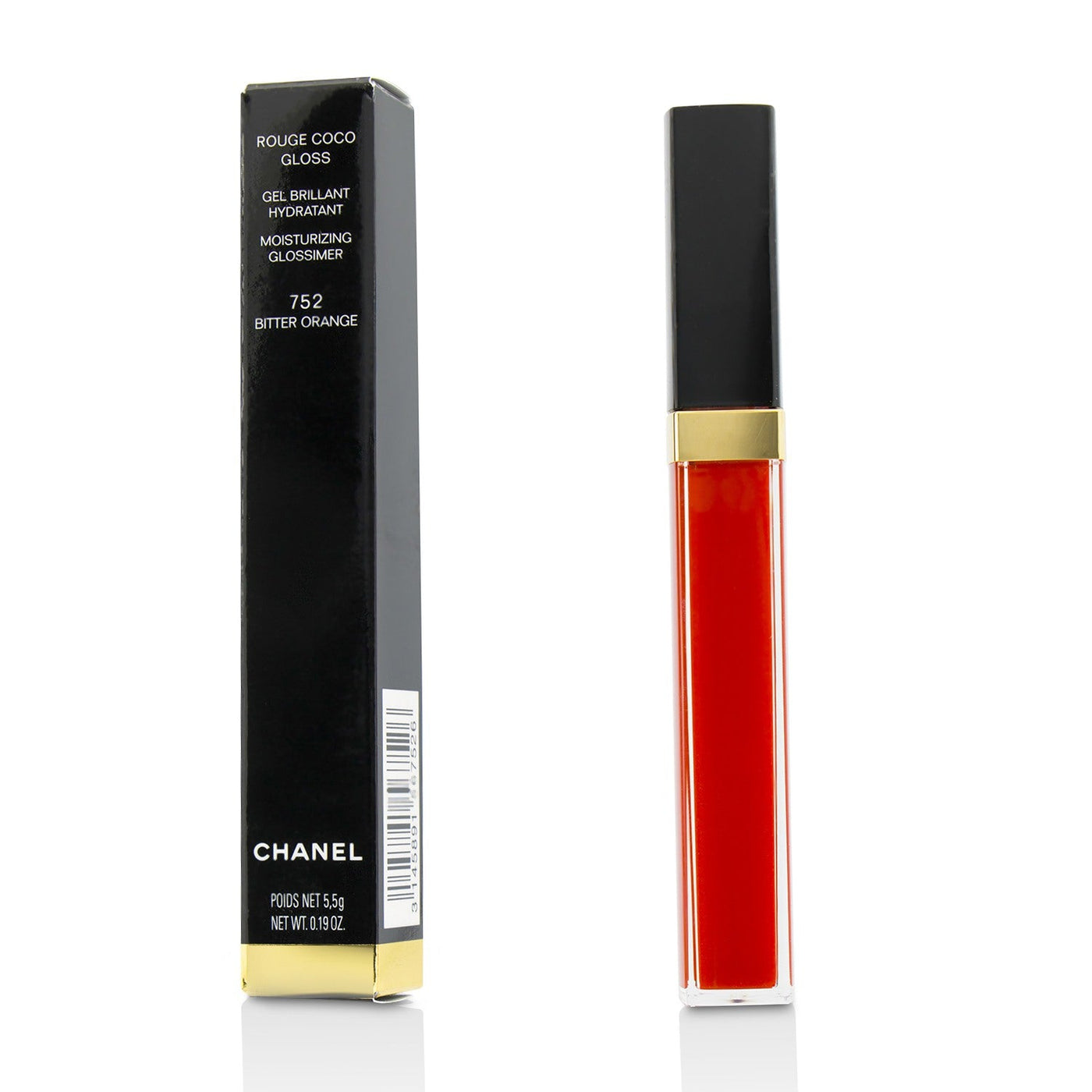 Chanel Rouge Coco Gloss Moisturizing Glossimer - # 816 Laque Noire  5.5g/0.19oz