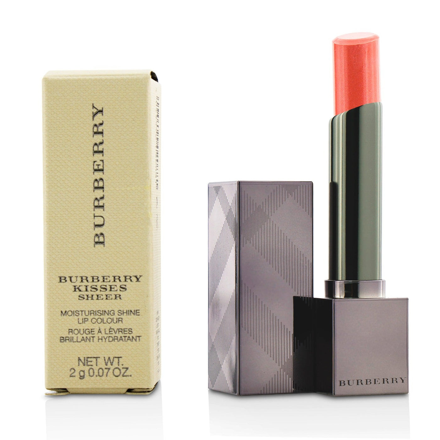 Burberry Burberry Kisses Sheer Moisturising Shine Lip Colour - # No. 265 Coral Pink  2g/0.07oz