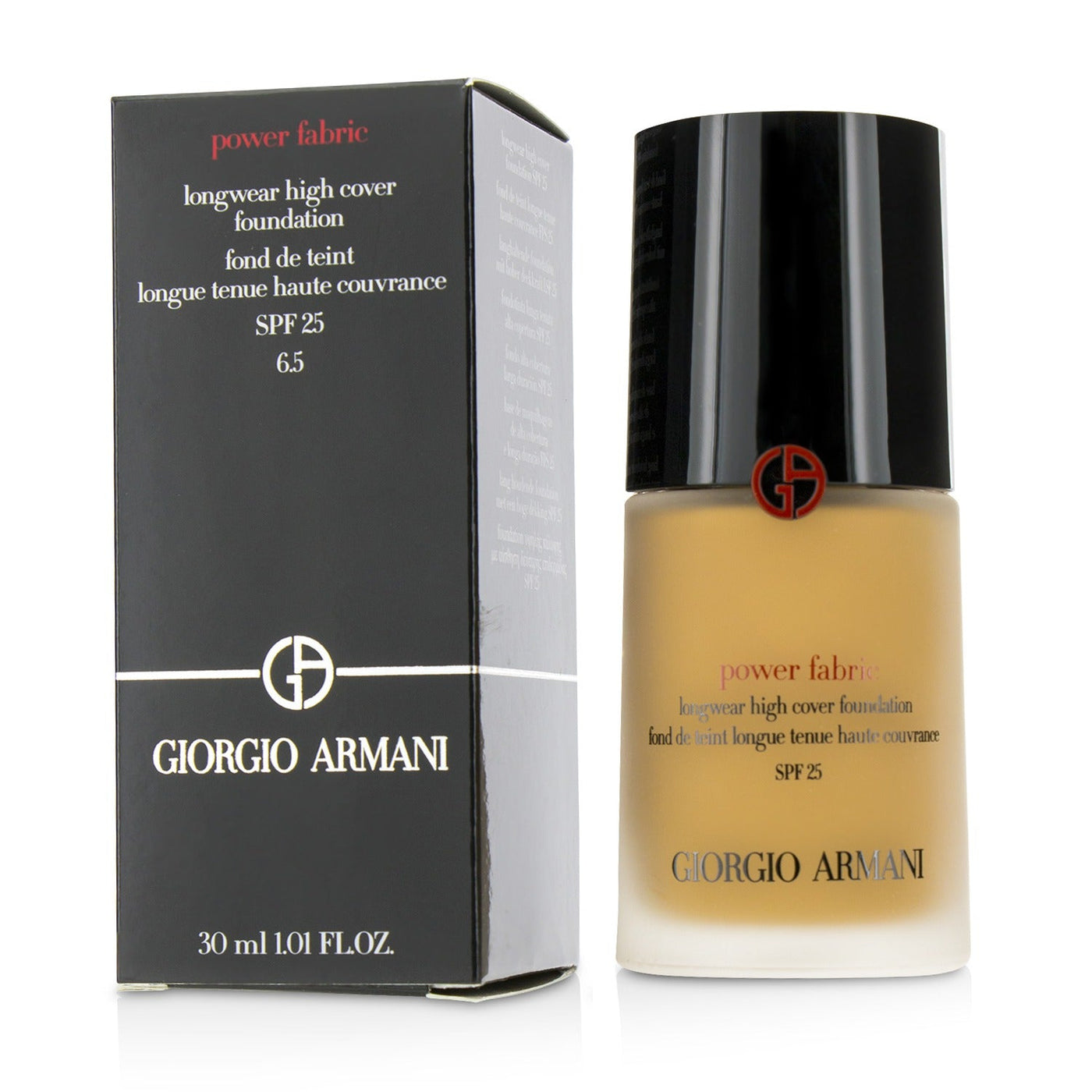 Giorgio Armani Power Fabric Longwear High Cover Foundation SPF 25 - # 5 (Light, Neutral)  30ml/1.01oz