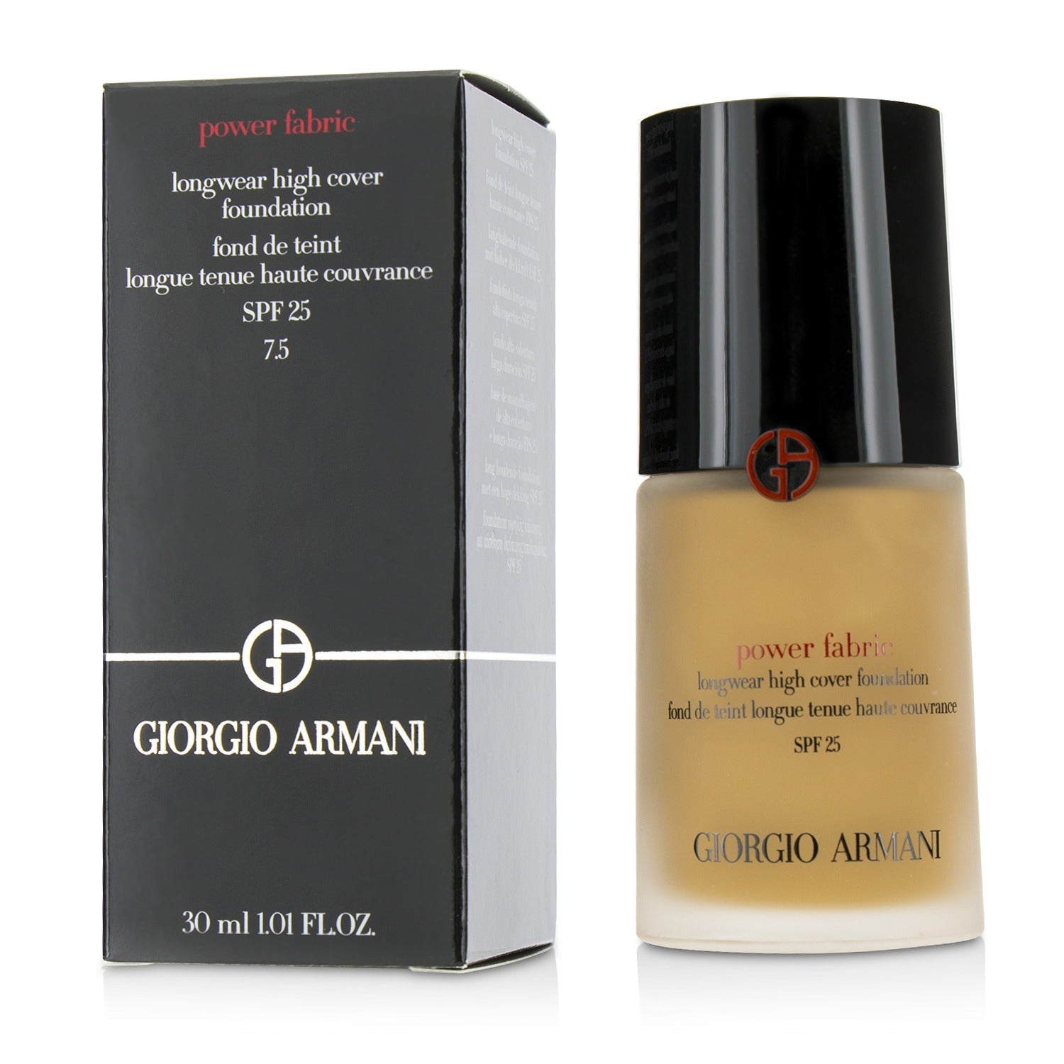 Giorgio Armani Power Fabric Longwear High Cover Foundation SPF 25 - # 2 (Fair, Golden) (Box Slightly Damaged)  30ml/1oz