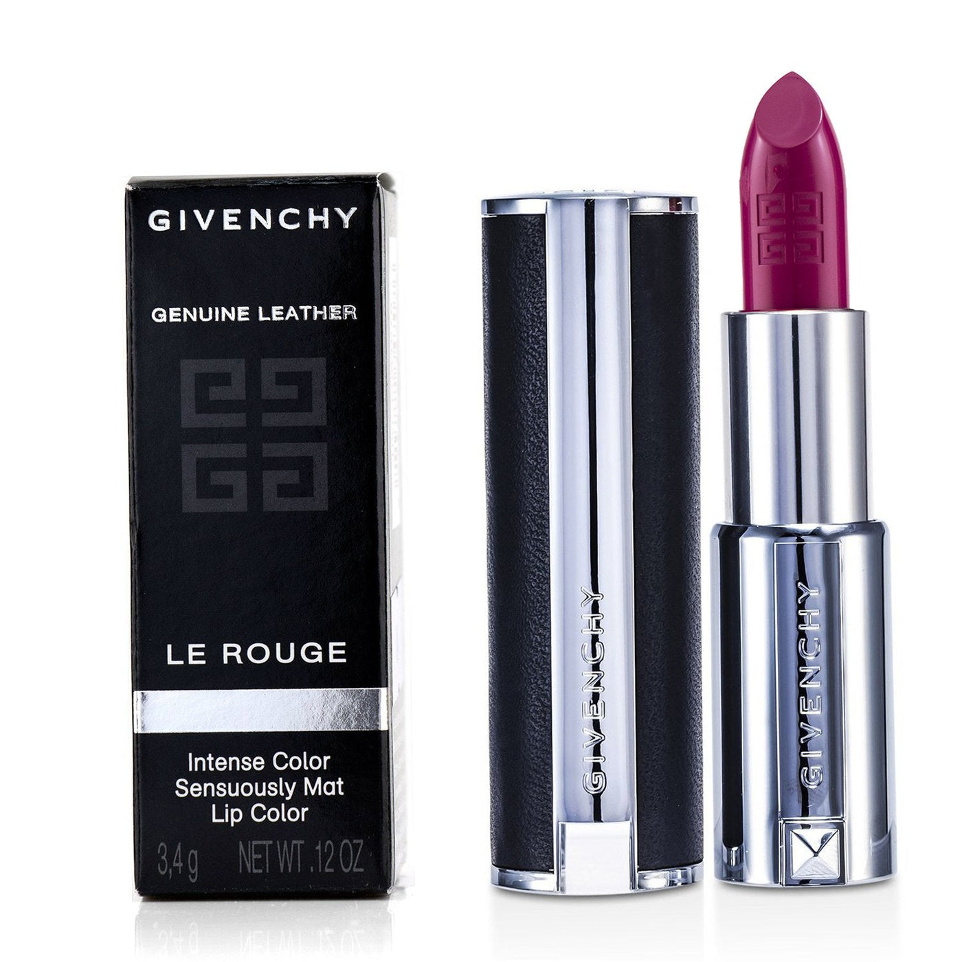 Givenchy Le Rouge Intense Color Sensuously Mat Lipstick - # 201 Rose Taffetas  3.4g/0.12oz