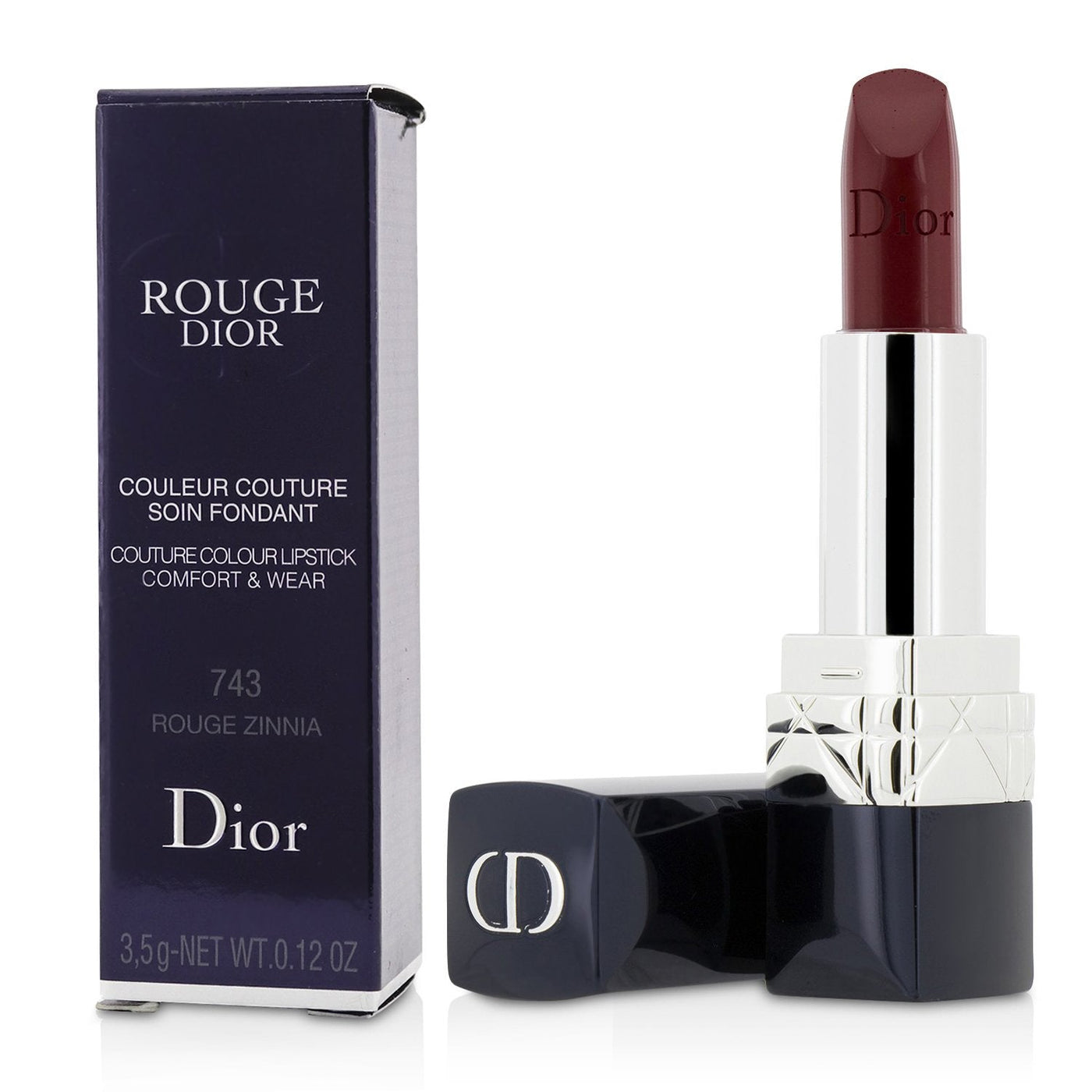Christian Dior Rouge Dior Couture Colour Comfort & Wear Lipstick - # 475 Rose Caprice  3.5g/0.12oz