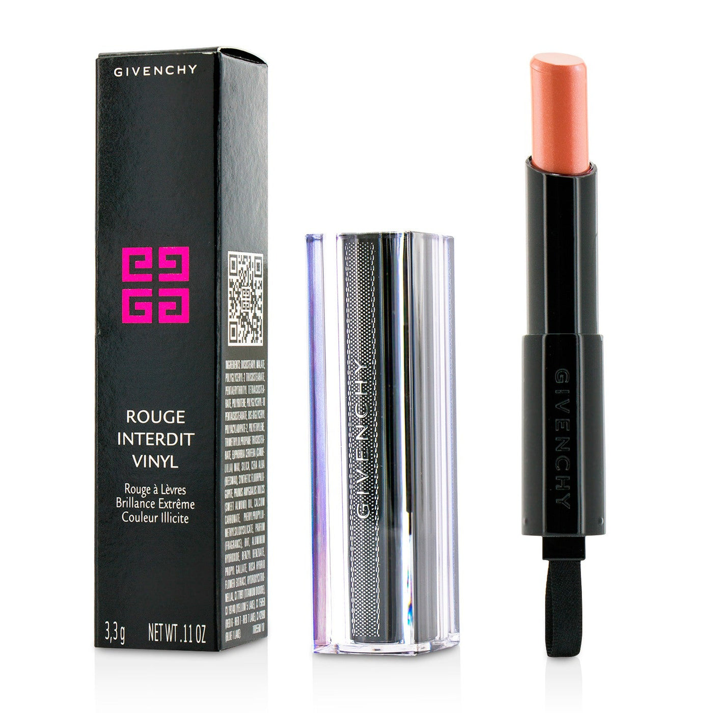 Givenchy Rouge Interdit Vinyl Extreme Shine Lipstick - # 12 Grenat Envoutant (Unboxed)  3.3g/0.11oz