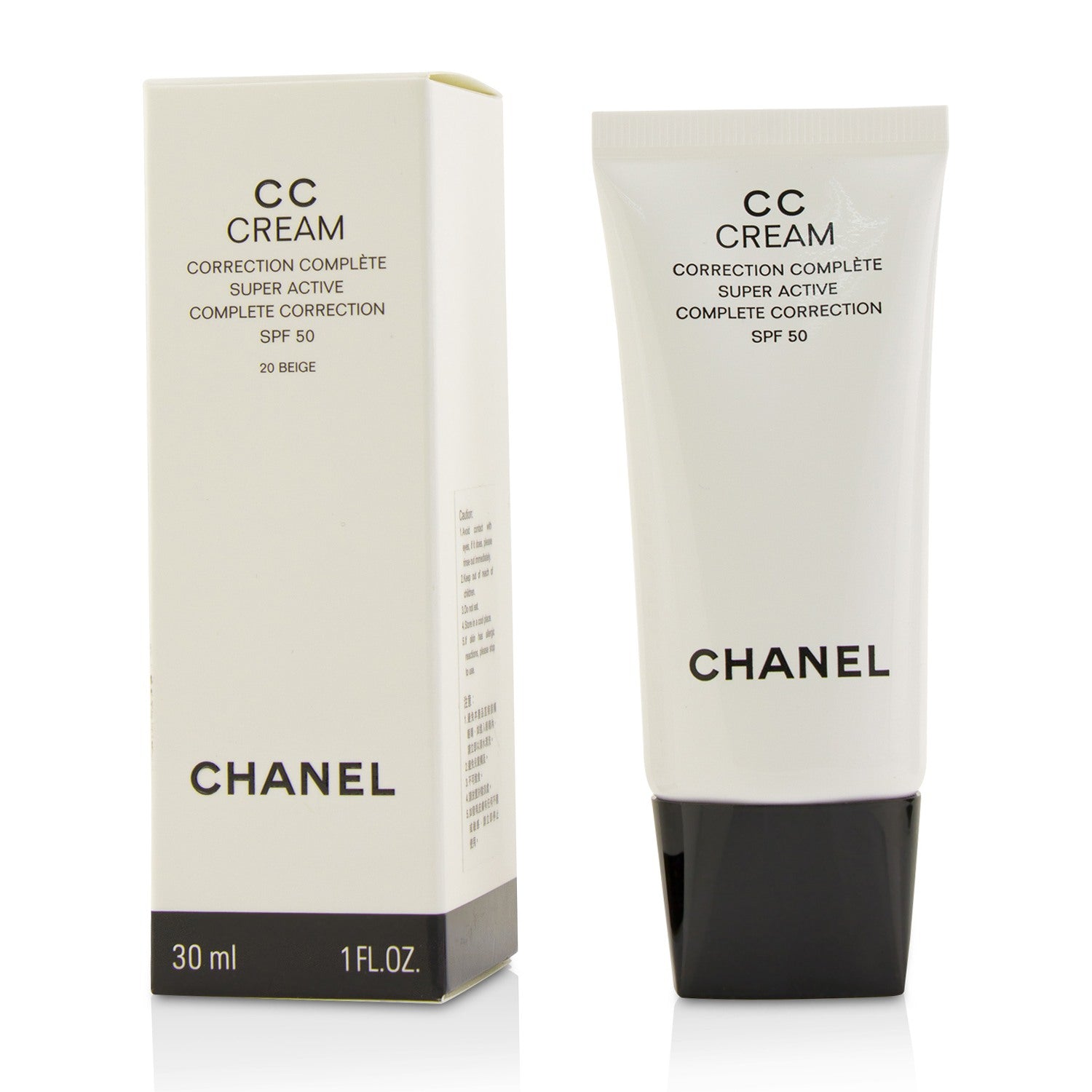 Chanel CC Cream Super Active Complete Correction SPF 50 # 20 Beige  30ml/1oz