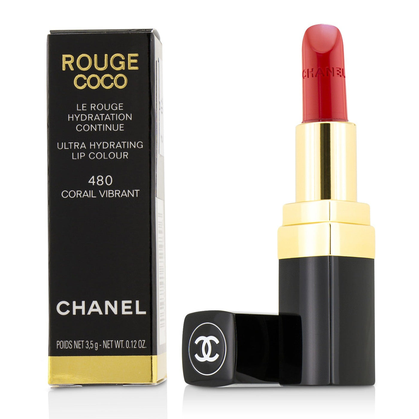Chanel Rouge Coco Ultra Hydrating Lip Colour - # 484 Rouge Intimiste  3.5g/0.12oz