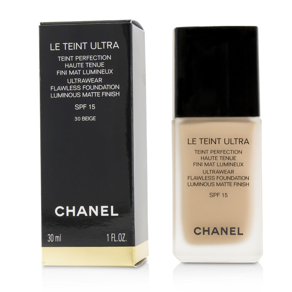 Chanel Le Teint Ultra Ultrawear Flawless Foundation Luminous Matte Finish SPF15 - # 12 Beige Rose  30ml/1oz