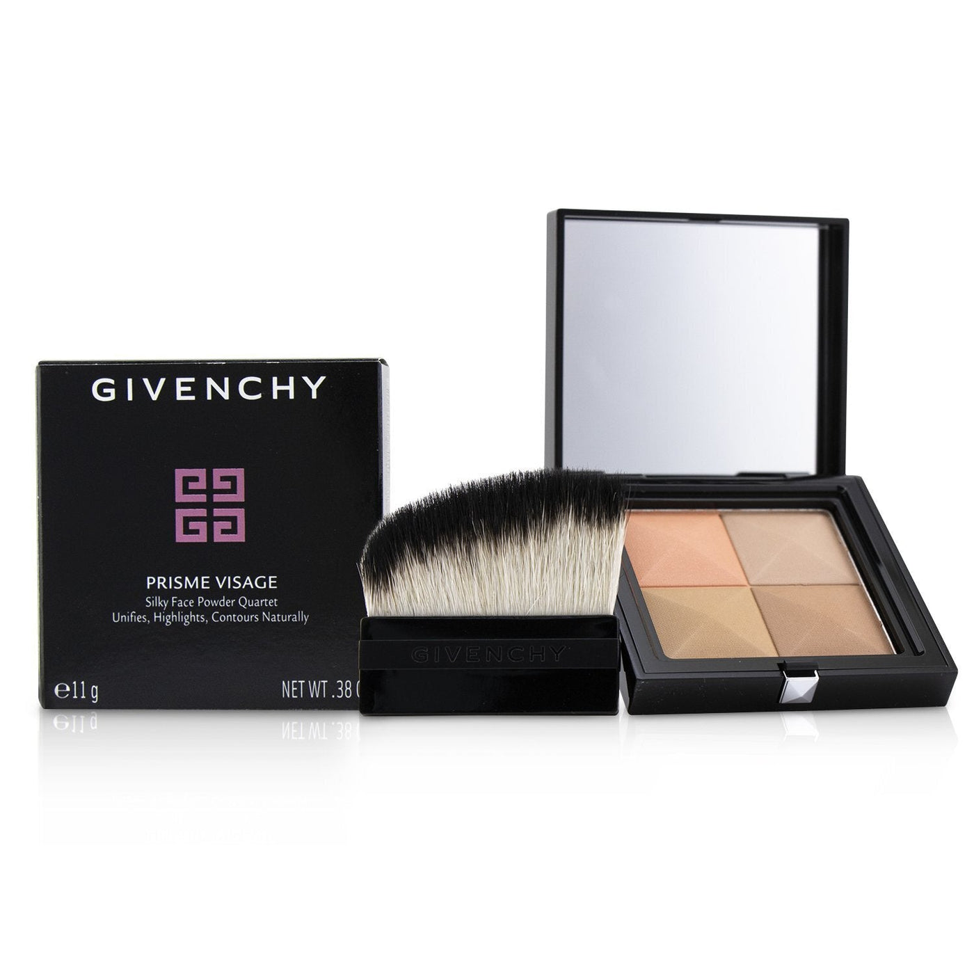Givenchy Prisme Visage Silky Face Powder Quartet - # 5 Soie Abricot  11g/0.38oz