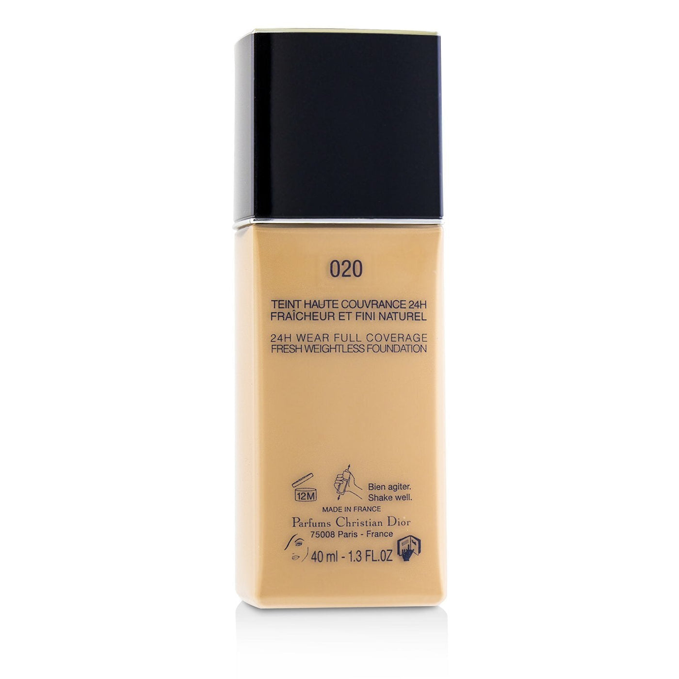 Christian Dior Diorskin Forever Undercover 24H Wear Full Coverage Water Based Foundation - # 040 Honey Beige  40ml/1.3oz